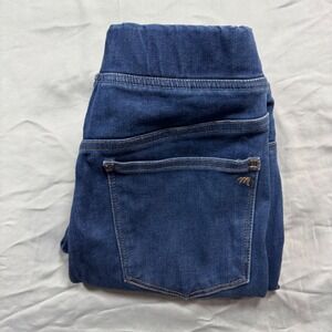 Madewell Roadtripper Pull-On Jeans High Rise Stretch Blue Elastic Women's 27